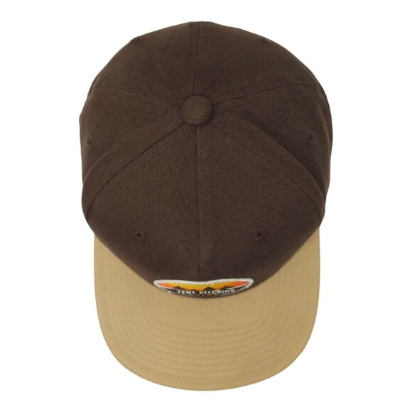 Tent Pitching Club Patch Snapback Cap Trucker Baseball Hat Sandwich Bill Yupoong - Picture 6 of 13